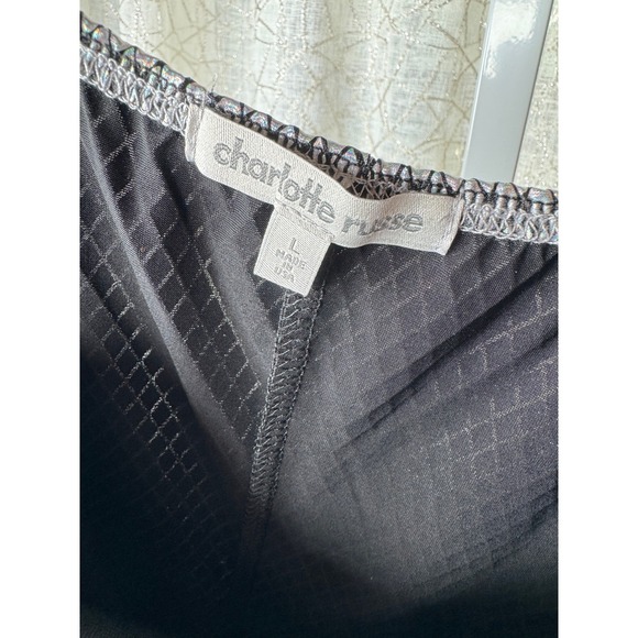 Charlotte Russe Holographic Bodycon Mini Dress – Size‎ L - Picture 4 of 6